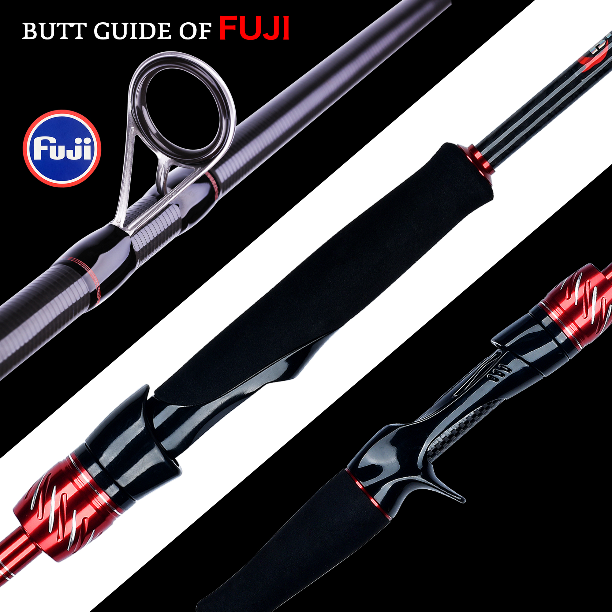 BIUTIFU Spinning Casting Fuji  - Fishing Rod Surf recensie en prijs