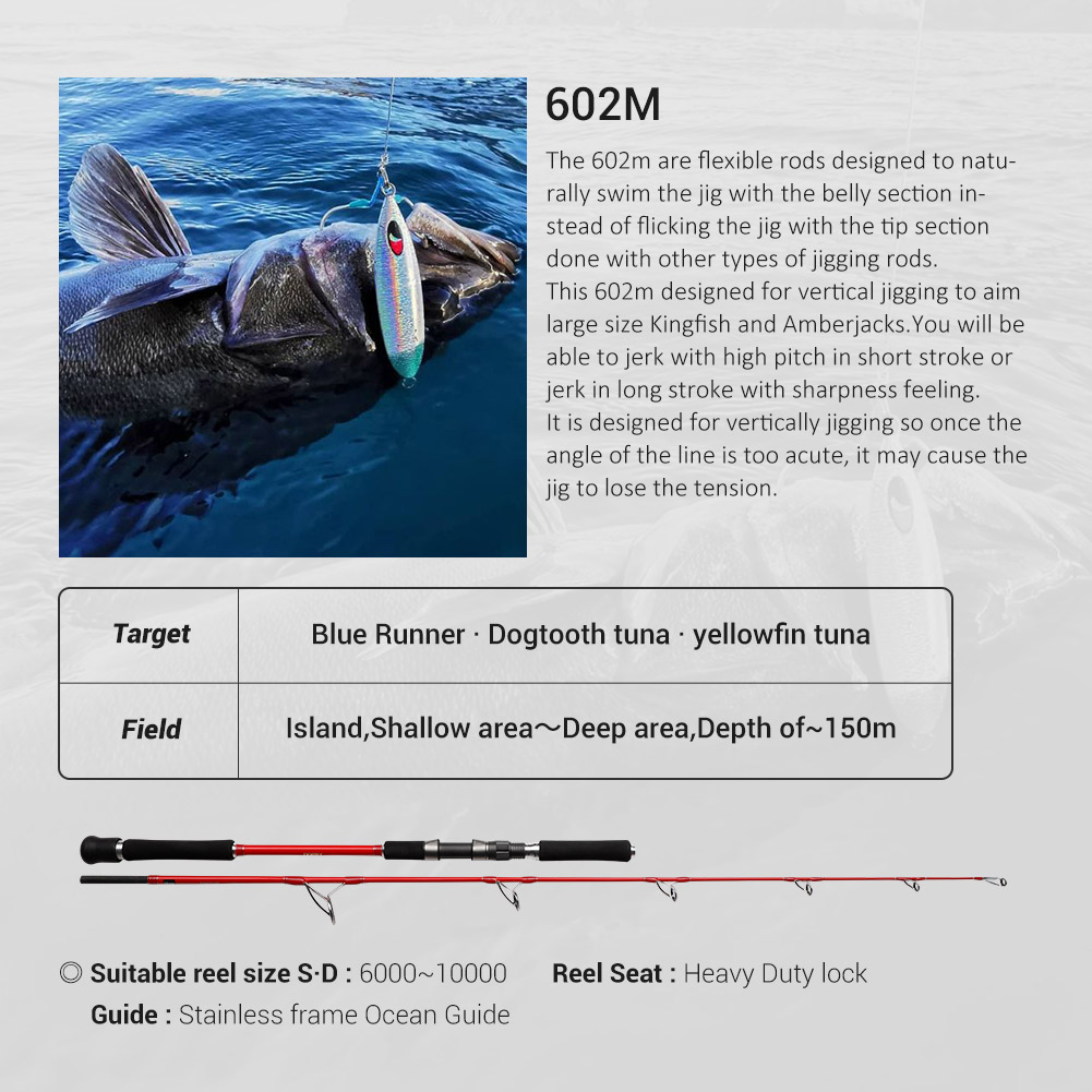 NOEBY 2 Section 1.83m OCEAN Ji - Fishing Rod Surf recensie en prijs