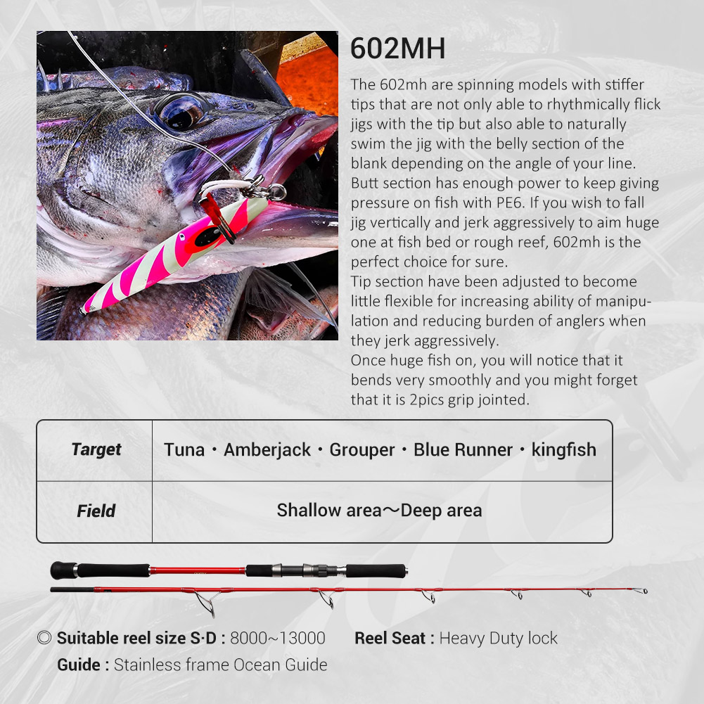 NOEBY 2 Section 1.83m OCEAN Ji - Fishing Rod Surf recensie en prijs