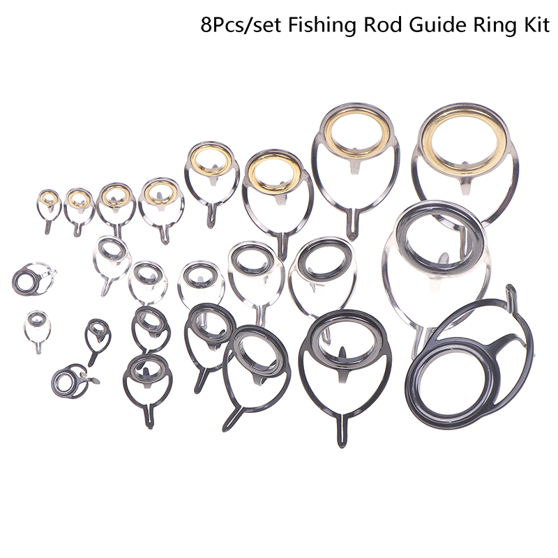8Pcs Fishing Tackle Stainless  - Fishing Rod Tip Replacement recensie en prijs
