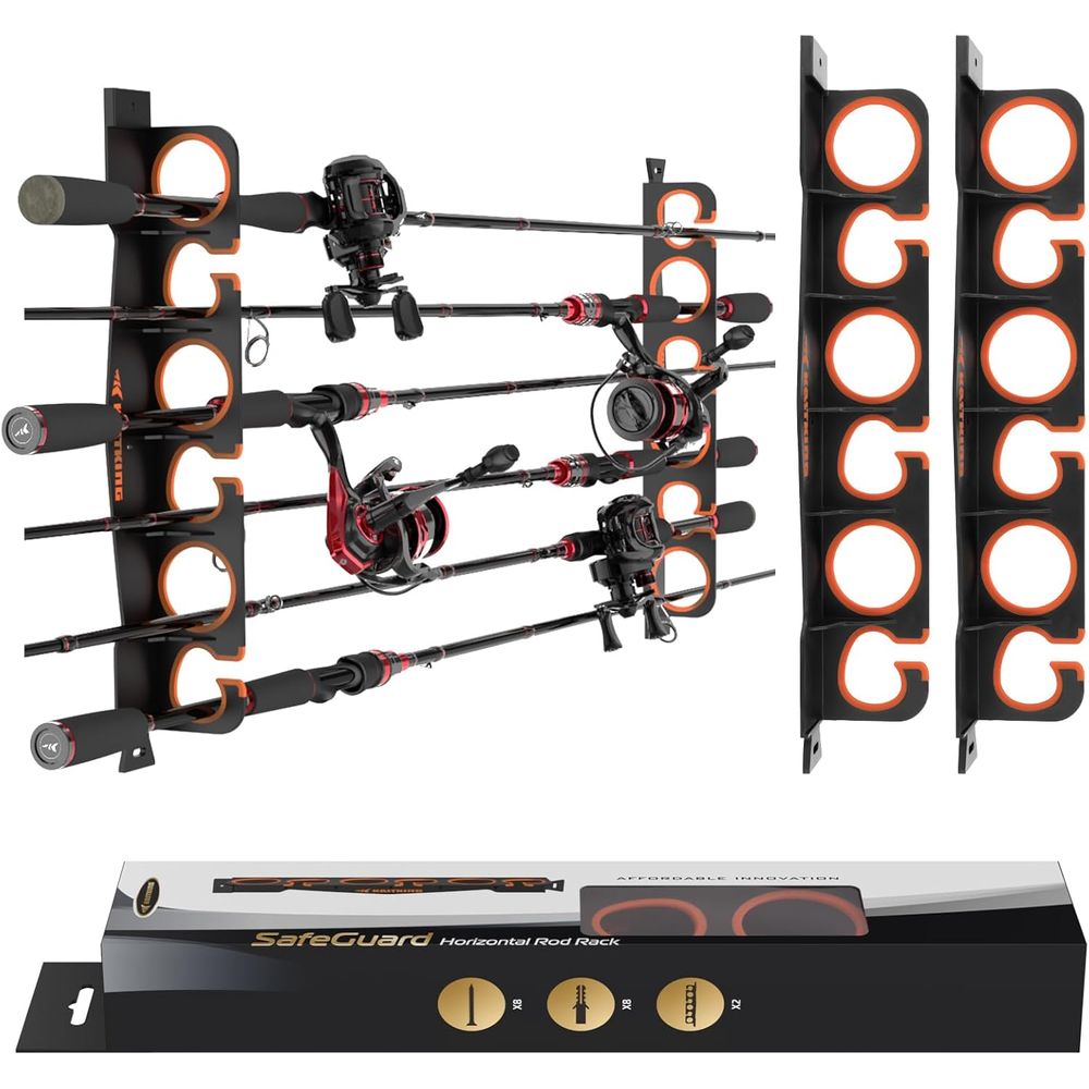 Rod Holder Organizer: Wall/Cei - Fishing Rod Combo recensie en prijs