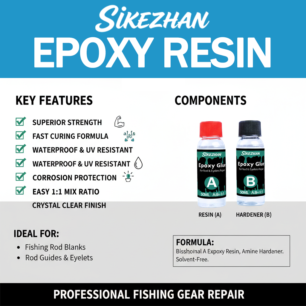 AB Epoxy 1:1 for Fishing Rod R - Fishing Rod Guide Replacement recensie en prijs