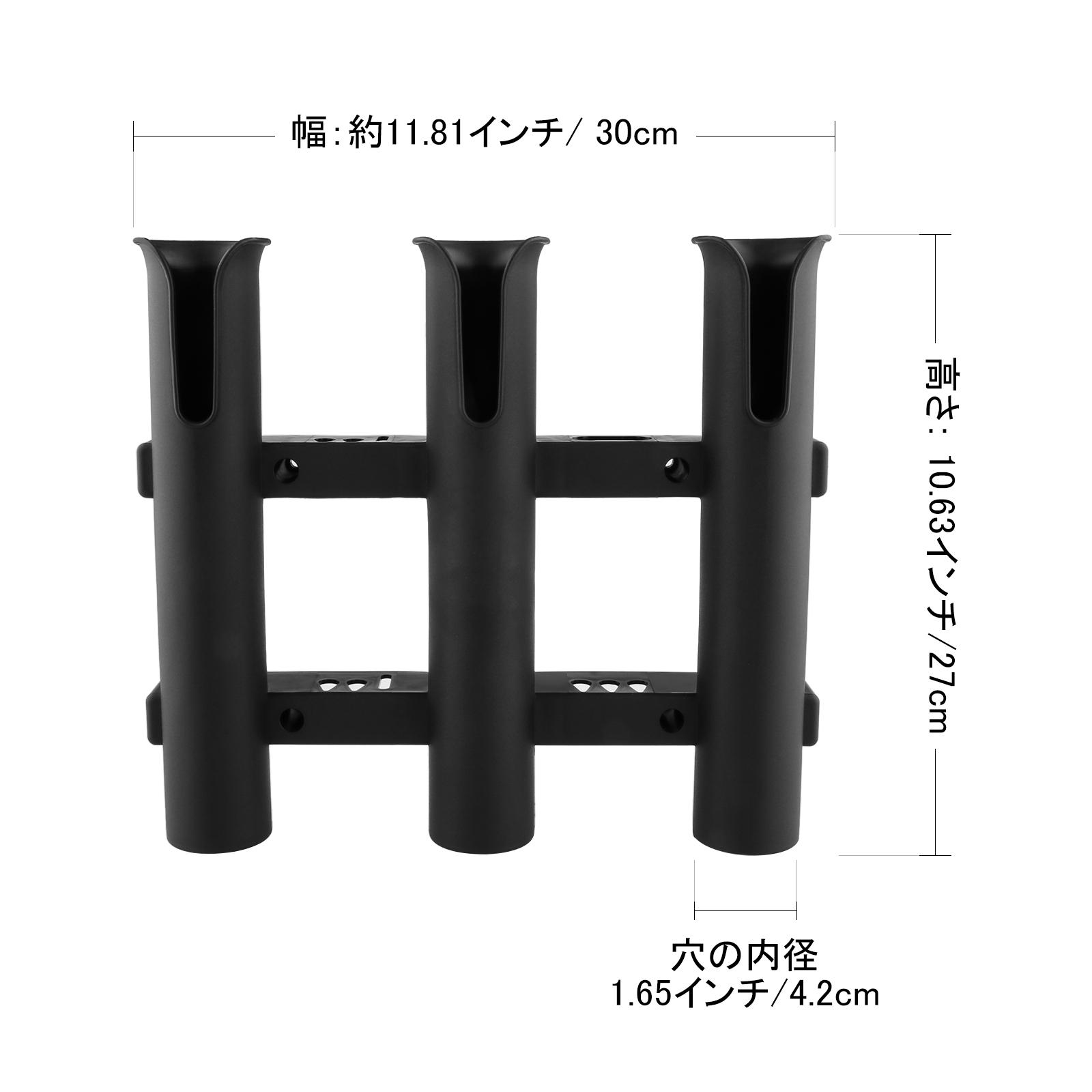 Black PP Fishing Rod Holder Ra - Fishing Rod Boat recensie en prijs