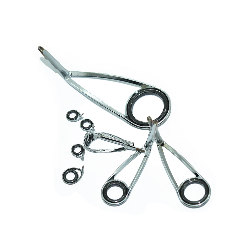 8pcs/Kit KLH Bracket Stainless - Fishing Rod Guide Replacement recensie en prijs