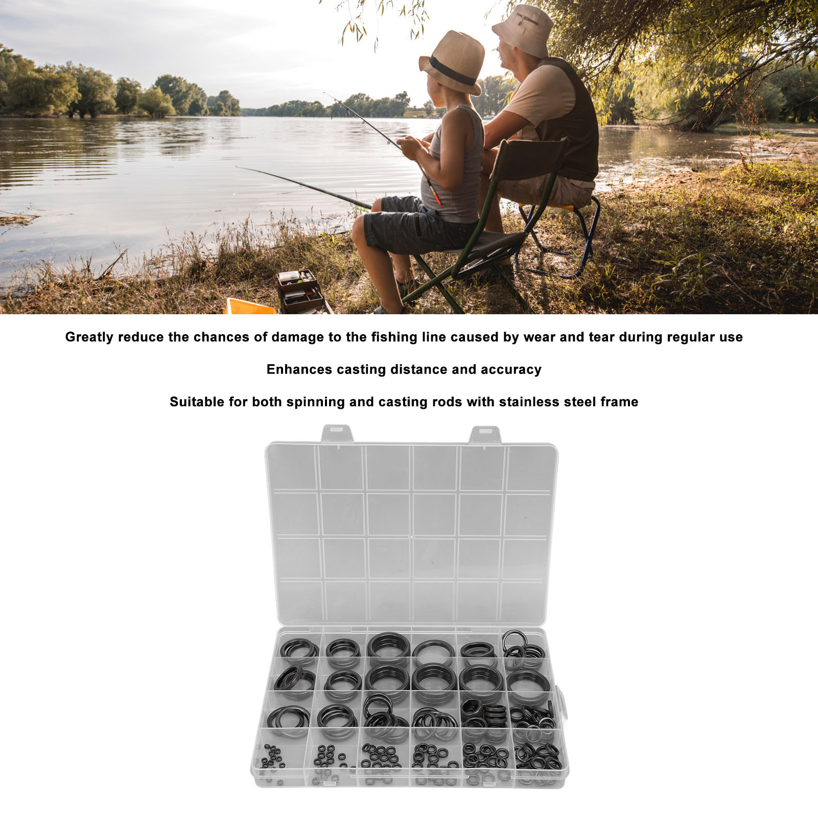 Fishing Rod Guide Repair Kit F - Fishing Rod Guide Replacement recensie en prijs