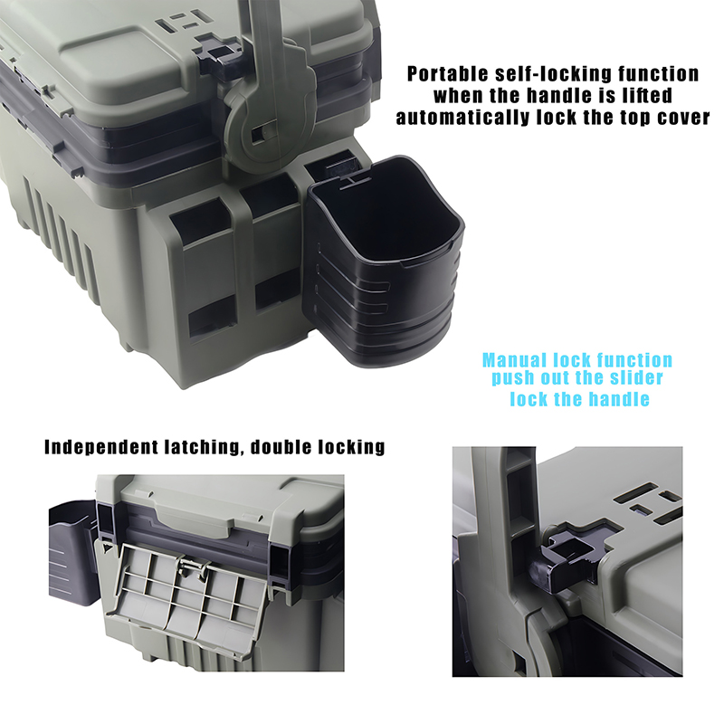 JSFUN Fishing Box Barrel Holde - Fishing Rod Travel recensie en prijs