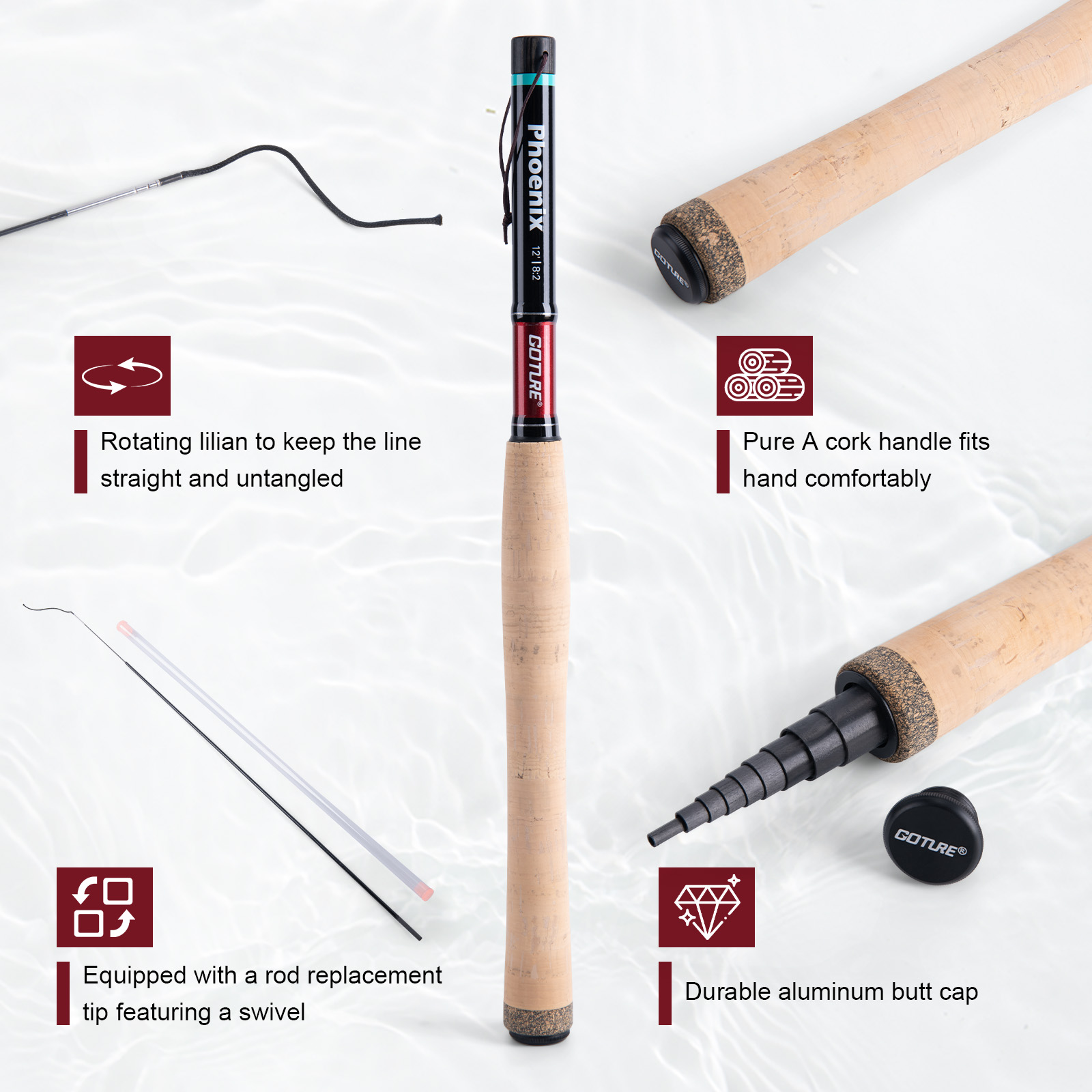 Goture Fishing Rod Combo Fly F - Fishing Rod Fly recensie en prijs