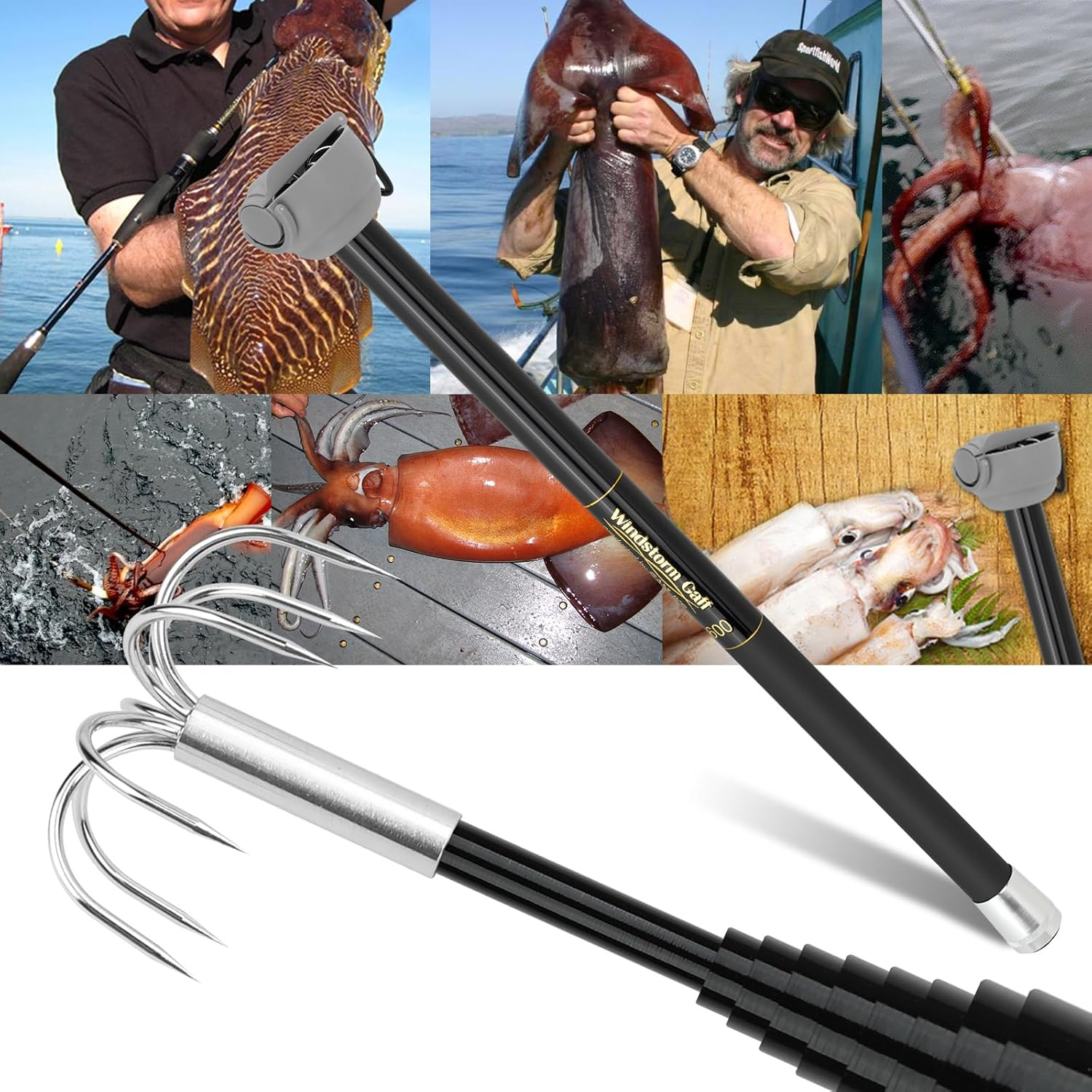 SANLIKE Fishing-Squid Gaff 3M/ - Fishing Rod Carbon Fiber recensie en prijs