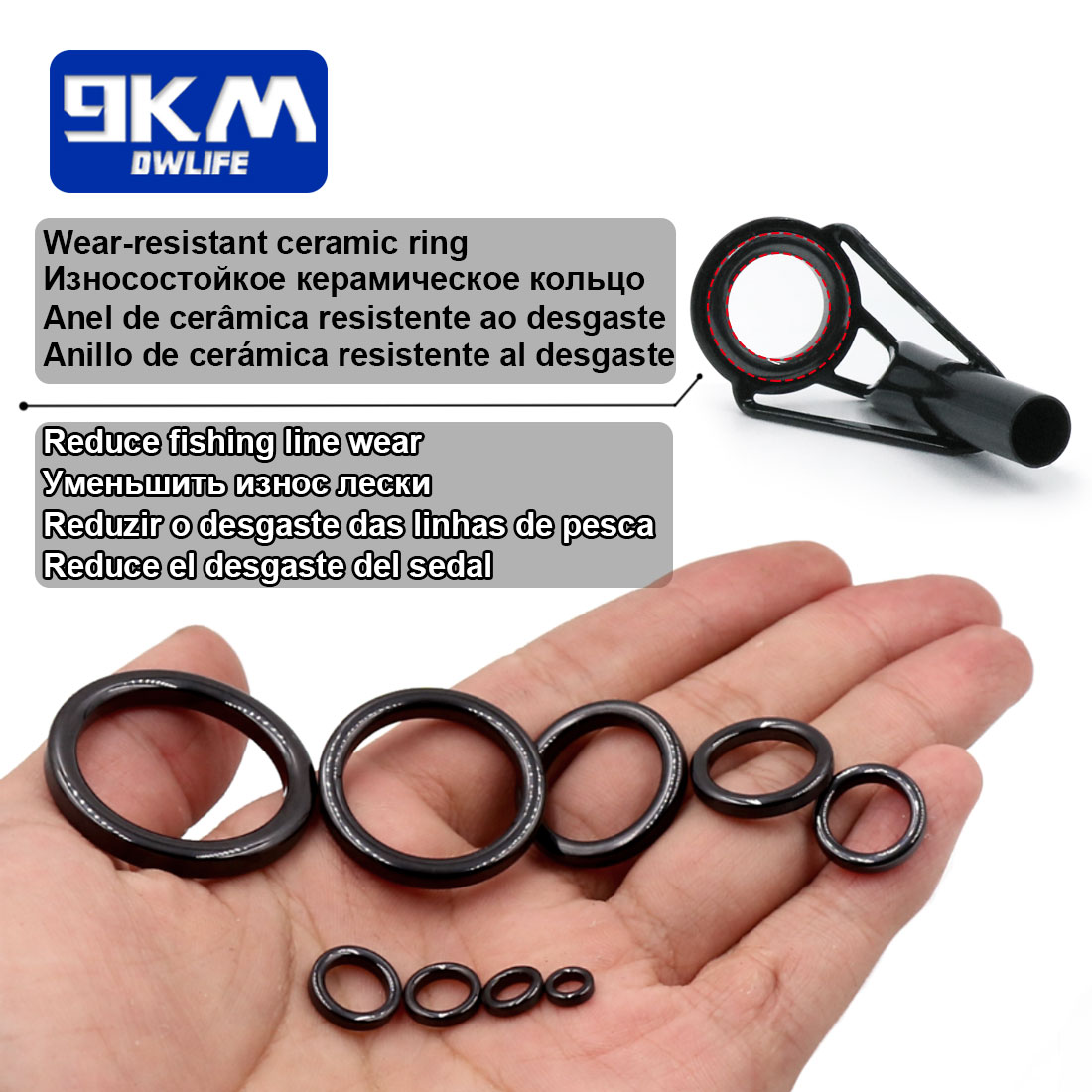 5Pcs Fishing Rod Tip Guides Re - Fishing Rod Tip Replacement recensie en prijs