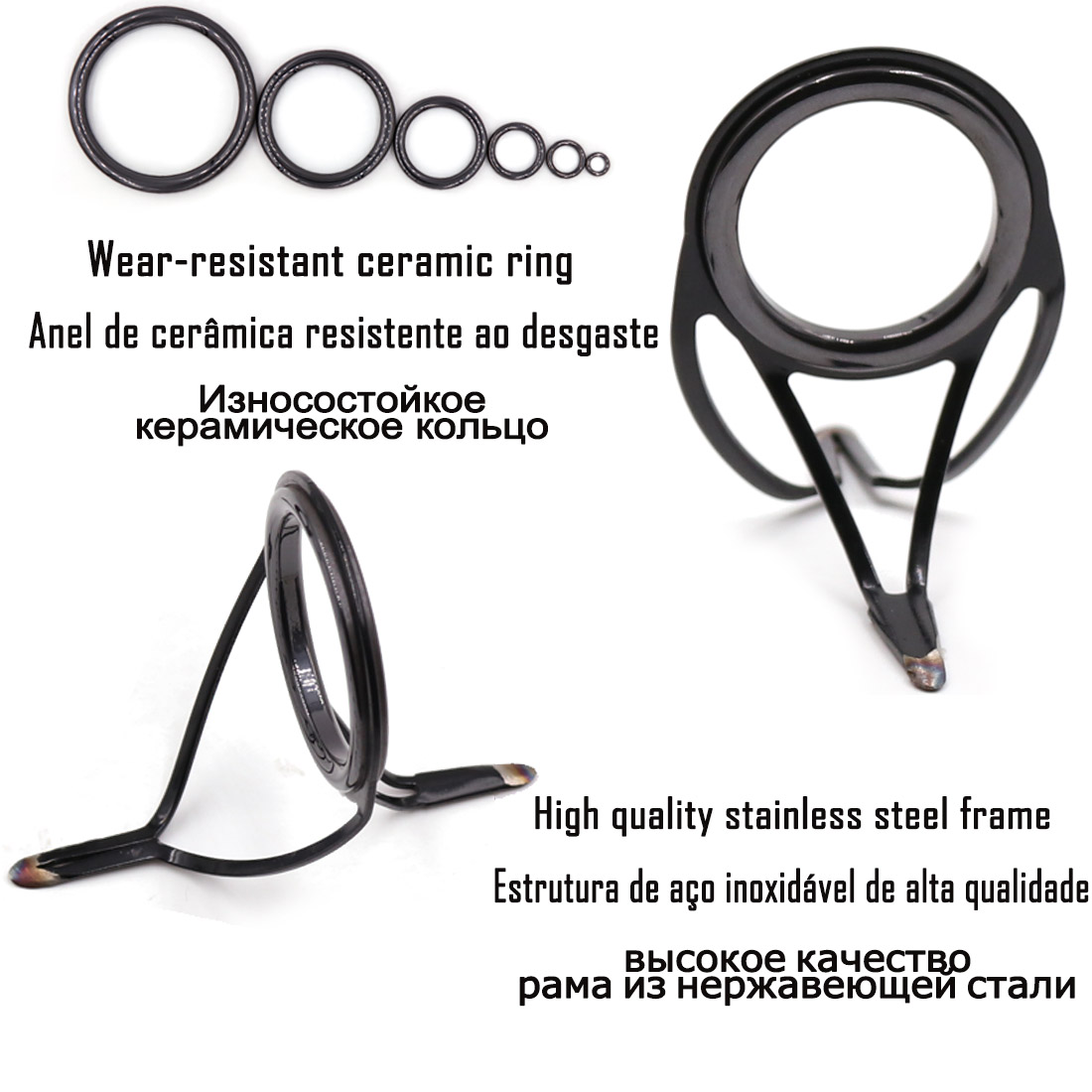 9KM OB Curved Rod Guide Kit 10 - Fishing Rod Guide Replacement recensie en prijs
