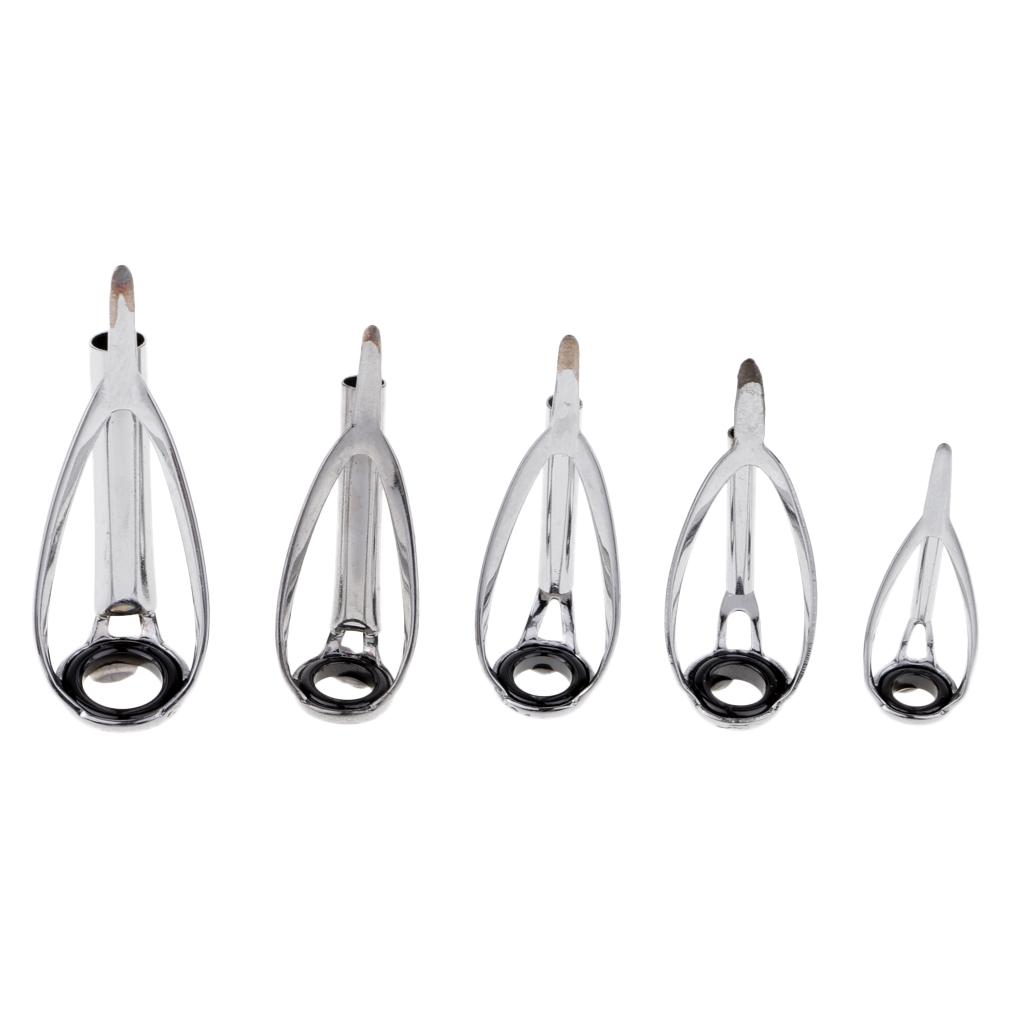 5 Pieces Fishing Rod Tip Kit S - Fishing Rod Guide Replacement recensie en prijs