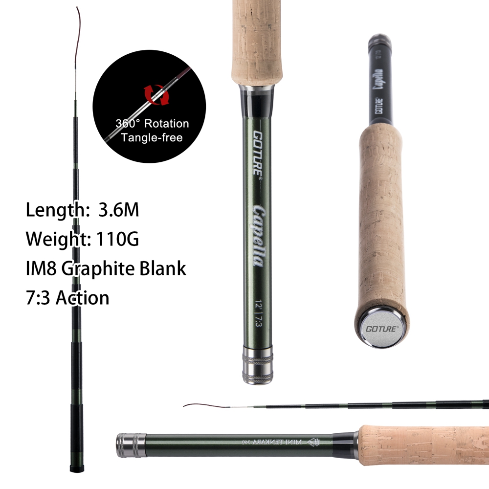 Goture Tenkara Fly Fishing Rod - Fishing Rod Carbon Fiber recensie en prijs