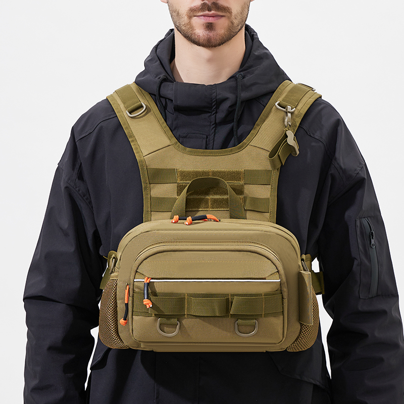 Men Chest Bag Tactical Fishing - Fishing Rod Holder recensie en prijs
