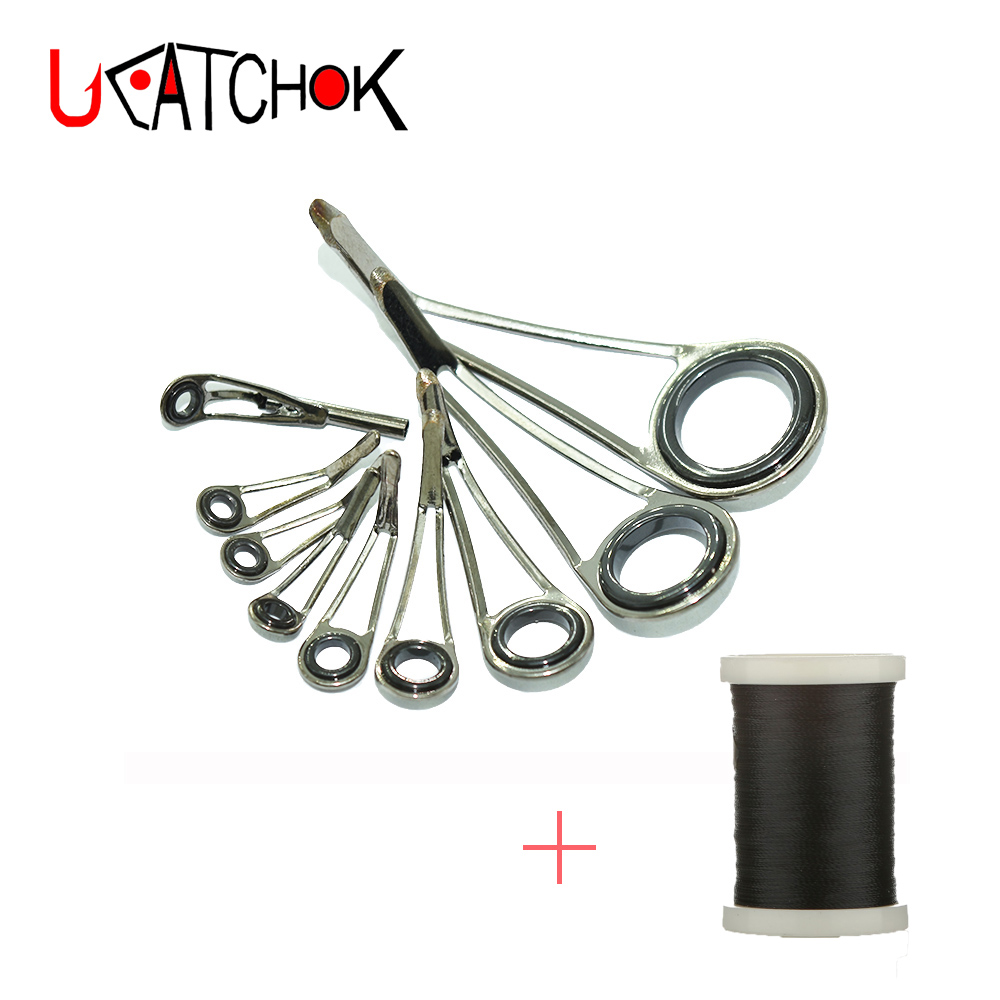 9pcs/Kit Rock Trout Fishing Ro - Fishing Rod Guide Replacement recensie en prijs