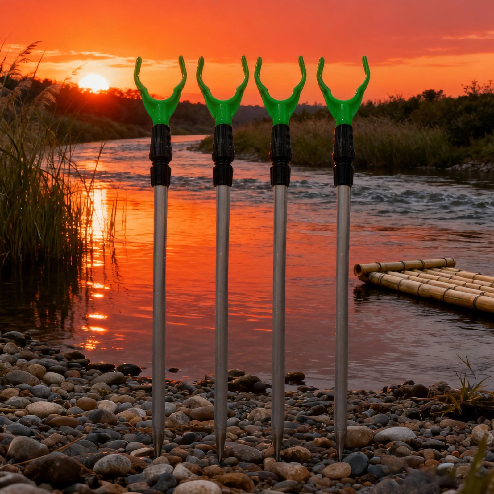 Fishing Rod Ground Holder 4 Pi - Fishing Rod Telescopic recensie en prijs